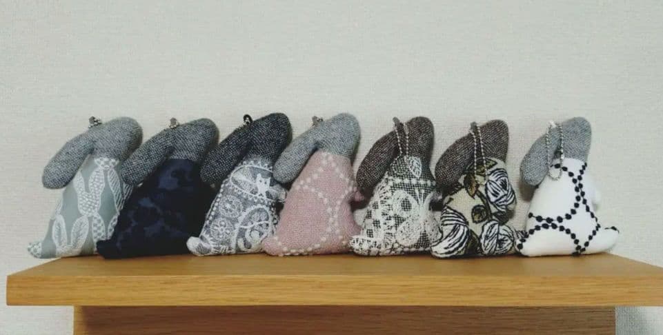 myumyu**　ミナペルホネン❁Babyうさぎチャーム　10点②