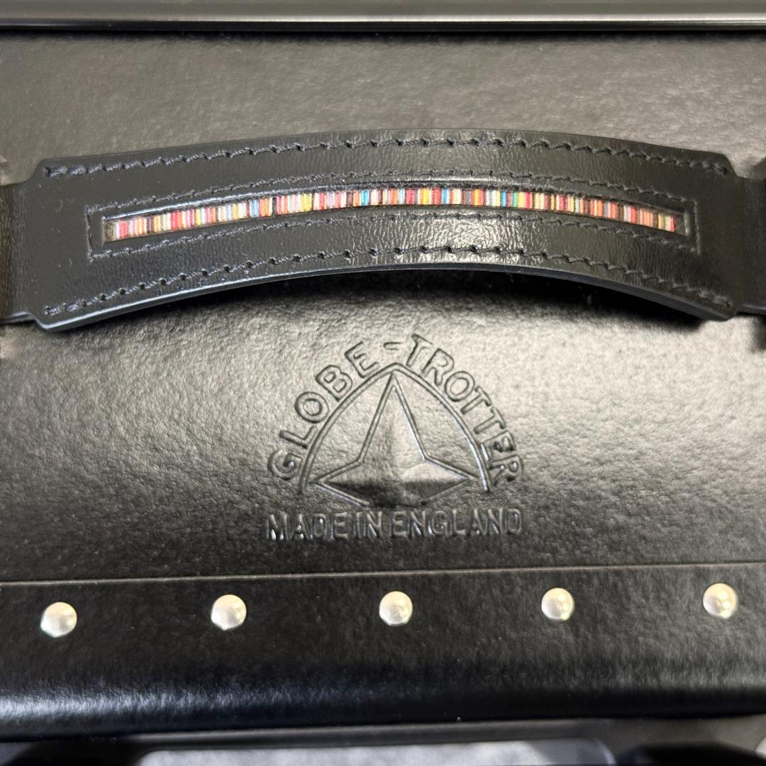 M5242 グローブトロッター ヴァルカンファイバー×レザー トラベルケース