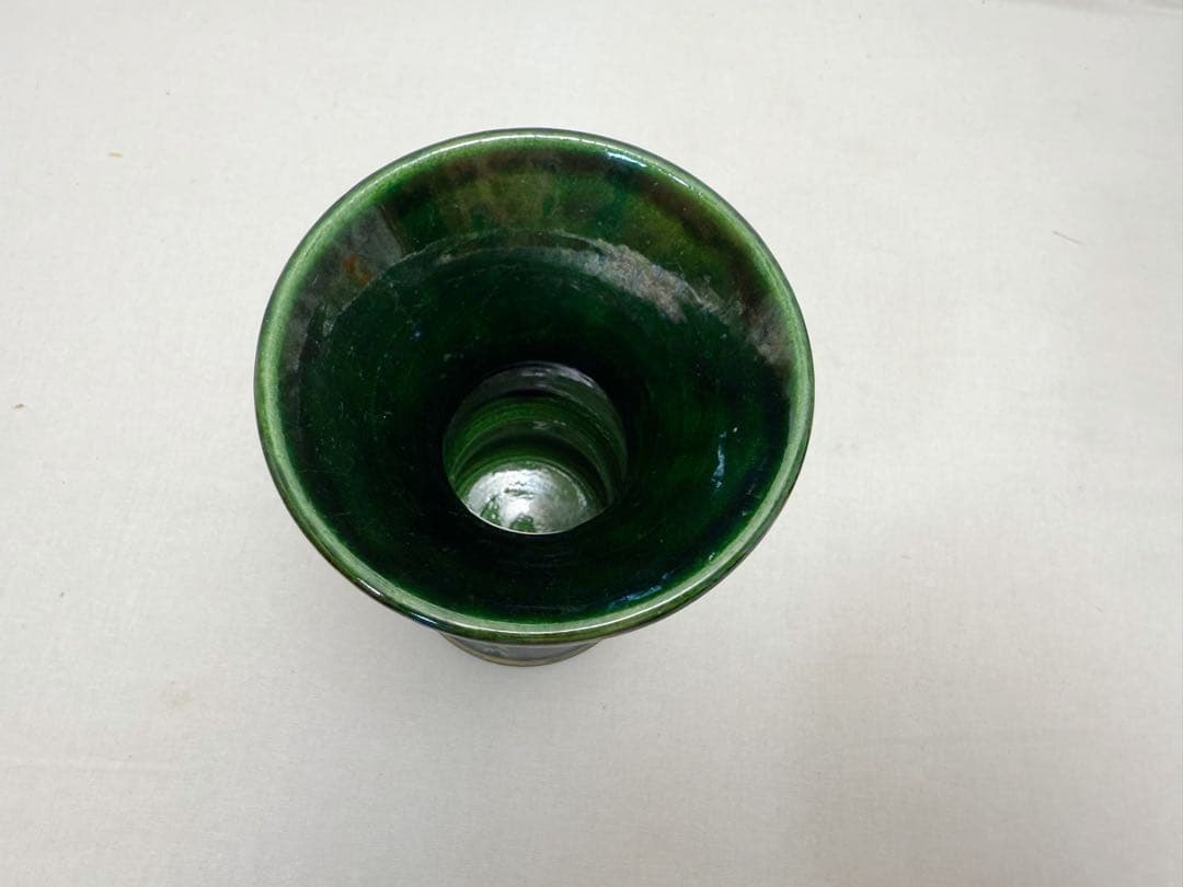 未使用 茶道具 七世 和楽作 青楽 三ツ具足 陶印 利休忌 七事式 共箱