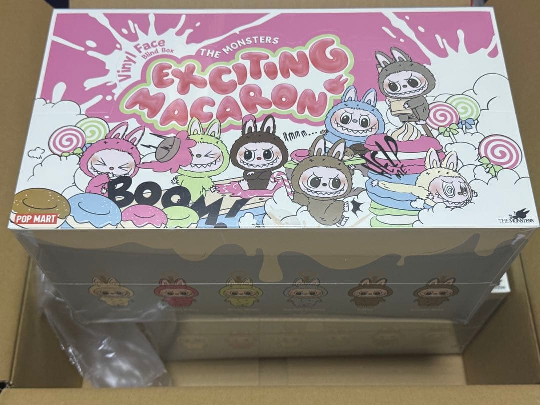 POP MART Exciting Macaron ぬいぐるみ ボックス