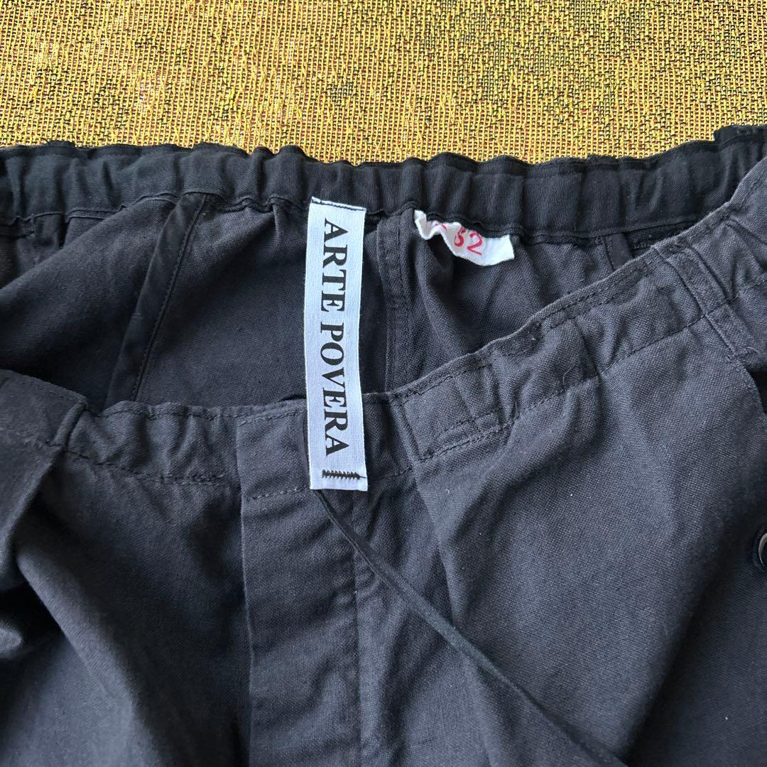 アルテポーヴェラ　リメイクカーゴパンツ　ブラック　試着のみ美品