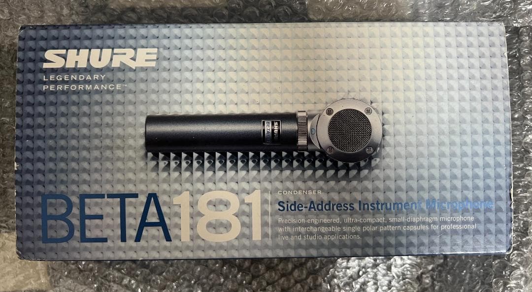 SHURE シュアー BETA181 サイドアドレス コンデンサーマイク