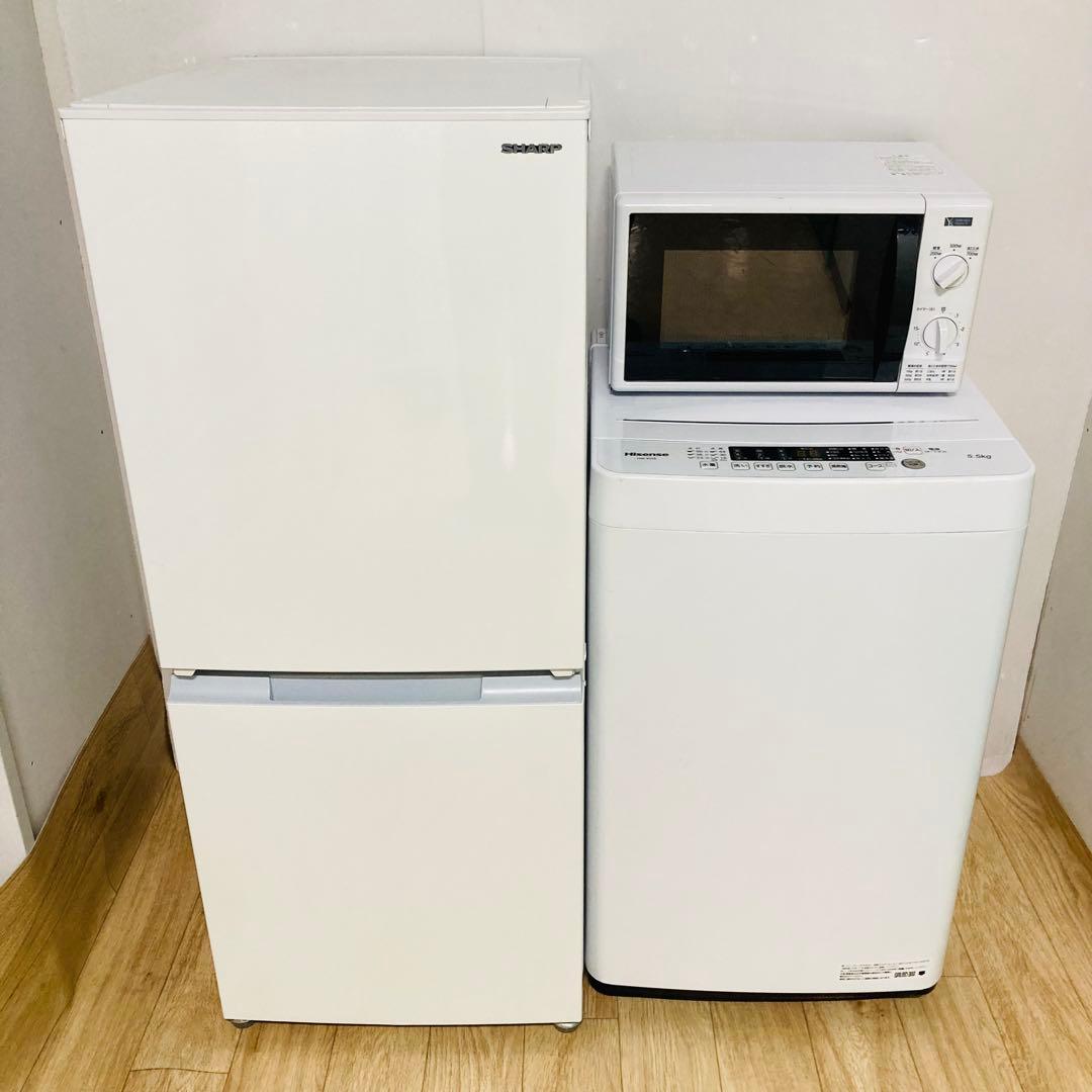 美品すぐに使える一人暮らし家電セット❗️大阪、大阪近郊配送と設置無料8