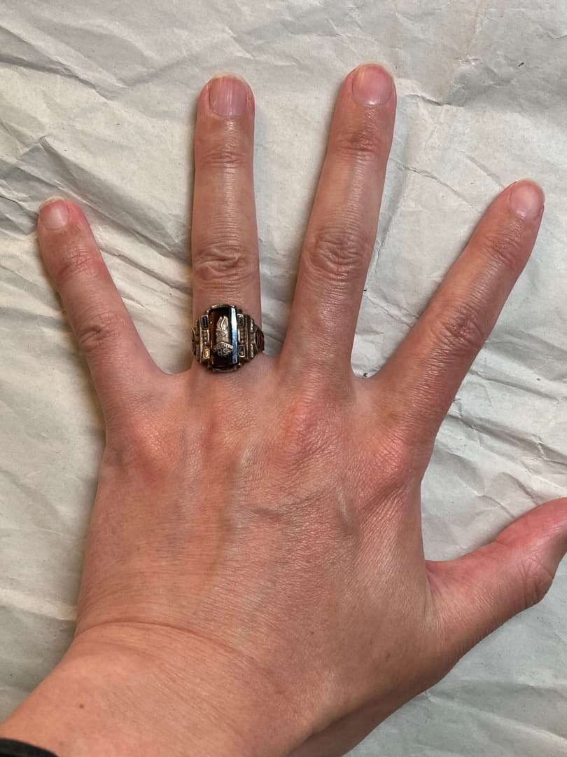 user_18a2473f 　1864年 カレッジリング 指輪