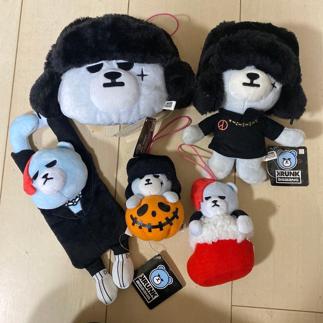 BIGBANG G -DDORAGONぬいぐるみ 5体セット