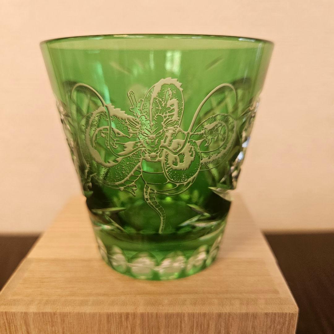 藤*村様 未使用 レア ドラゴンボール 切子 グラス 江戸切子 孫悟空 ピッコロ