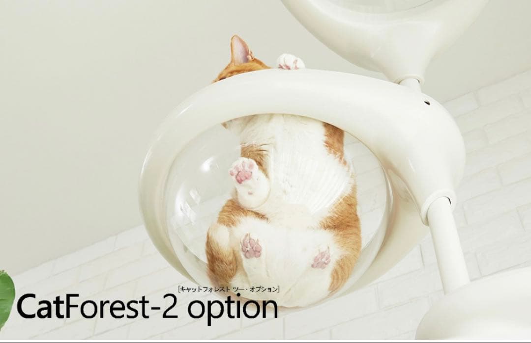 OPPO オッポ キャットフォレストオプション　クリアボウル　ホワイト