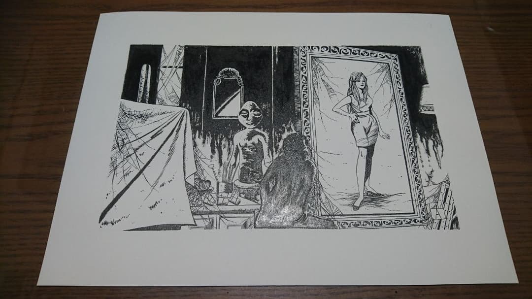 TRPG「クトゥルフの呼び声」シナリオ「黄昏の天使」挿絵原画