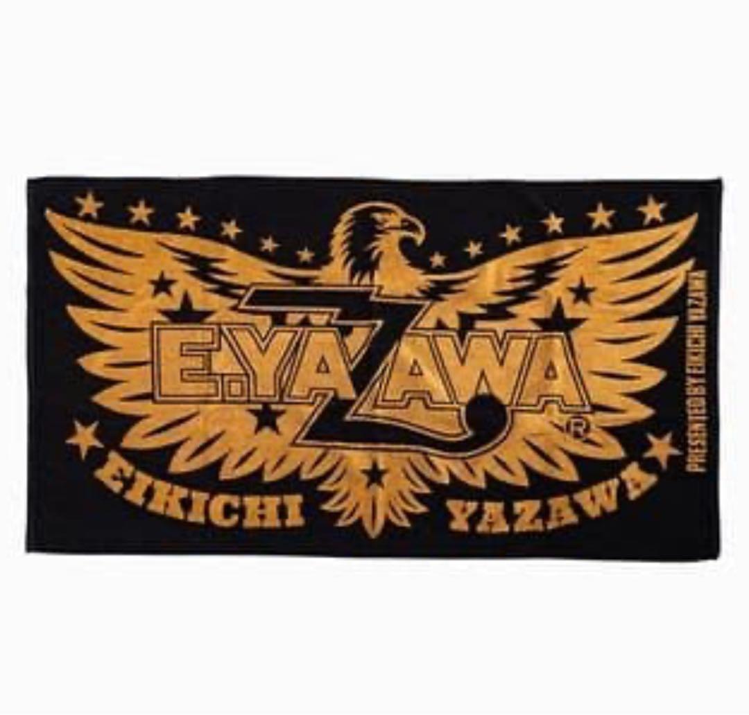 矢沢永吉 E.YAZAWA ジャガード スペシャルビーチタオル ロゴ イーグル