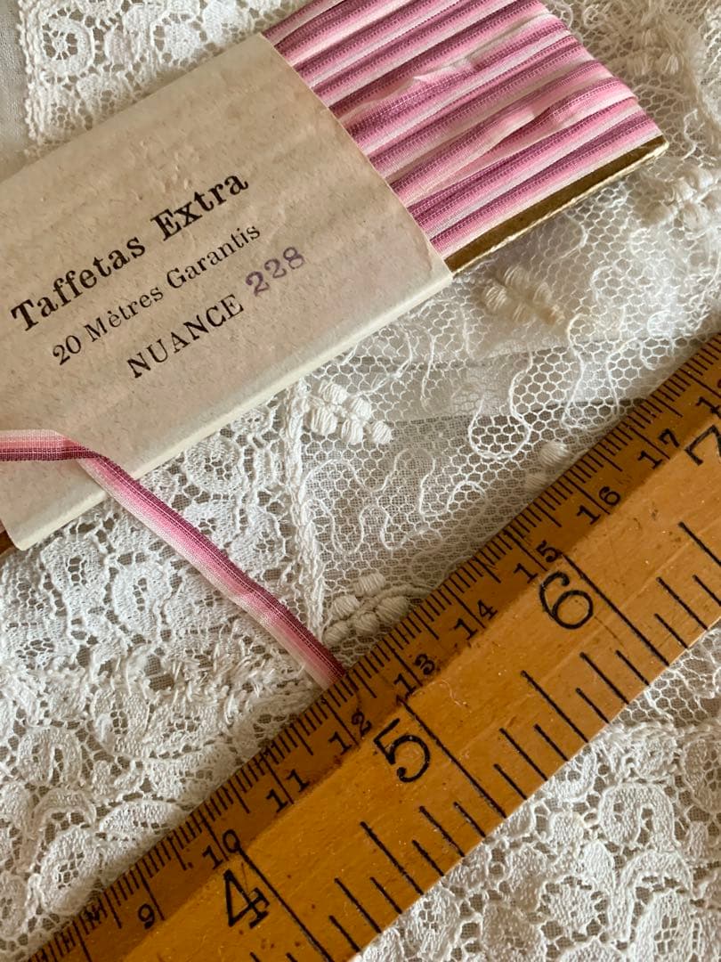 ※リクエストのお品※フランスアンティークロココ用グラデーションシルクリボン