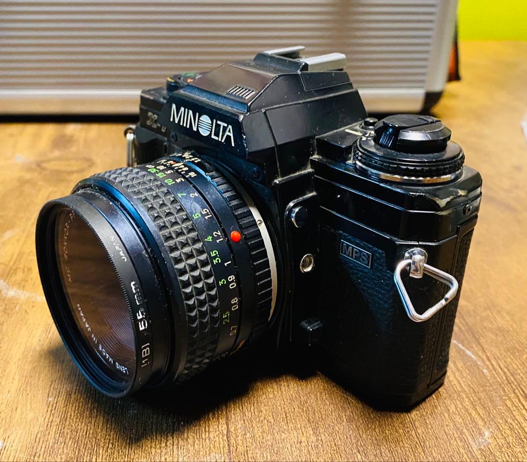 【値下げ】　Minolta X-700 ミノルタ　一眼レフカメラ レンズ3本付き