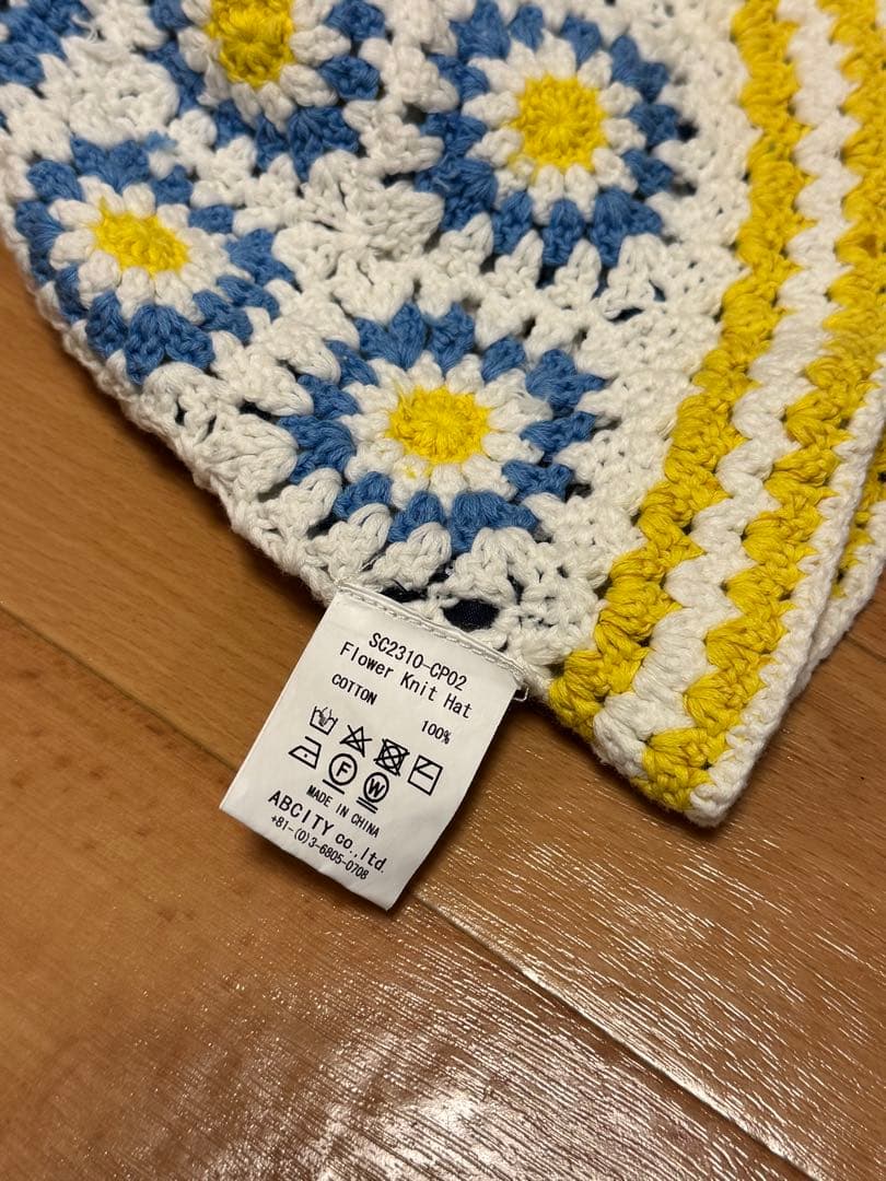 SON OF THE CHEESE サノバチーズFlower Knit Hat