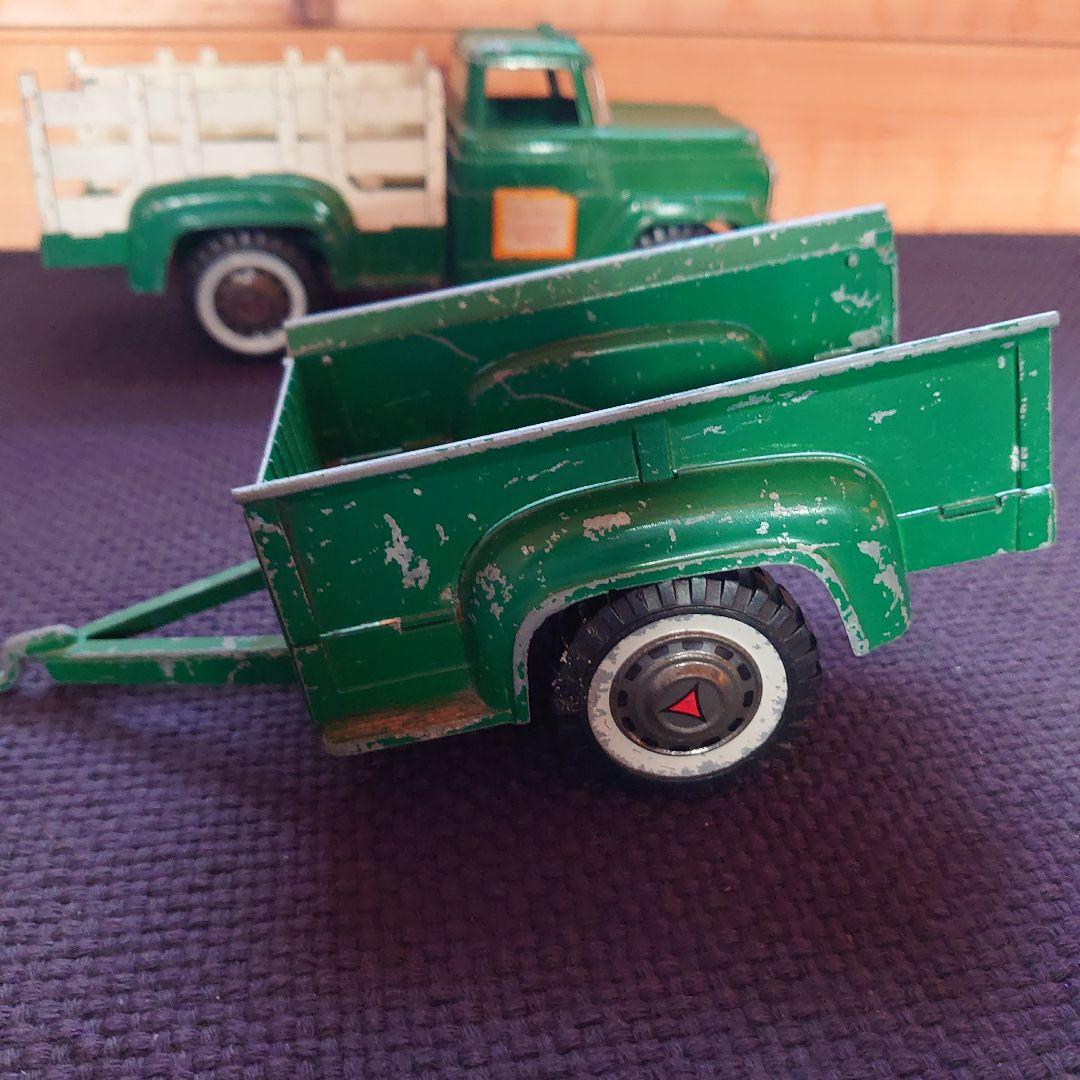 ミニカー Hubley toys truck&trailer