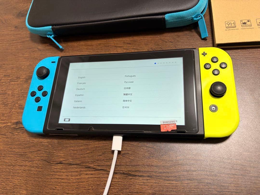 【おまけ付き】Nintendo Switch本体 ネオンブルー・ネオンイエロー