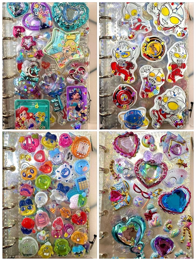 【シール帳♡8冊セット51ページ以上】 シール帳 完成品 シール 平成 平成女児