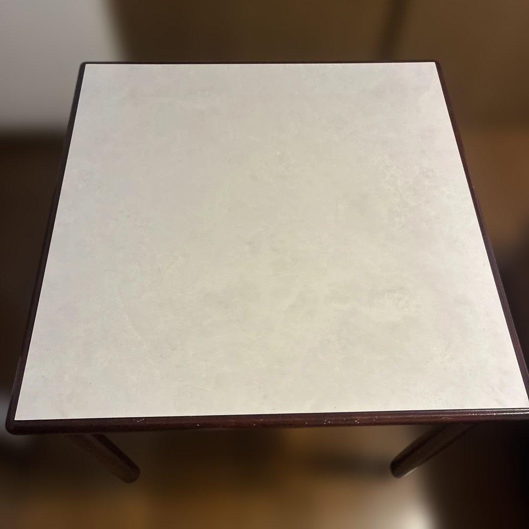 ダイニングテーブル　正方形　（カリモク風）