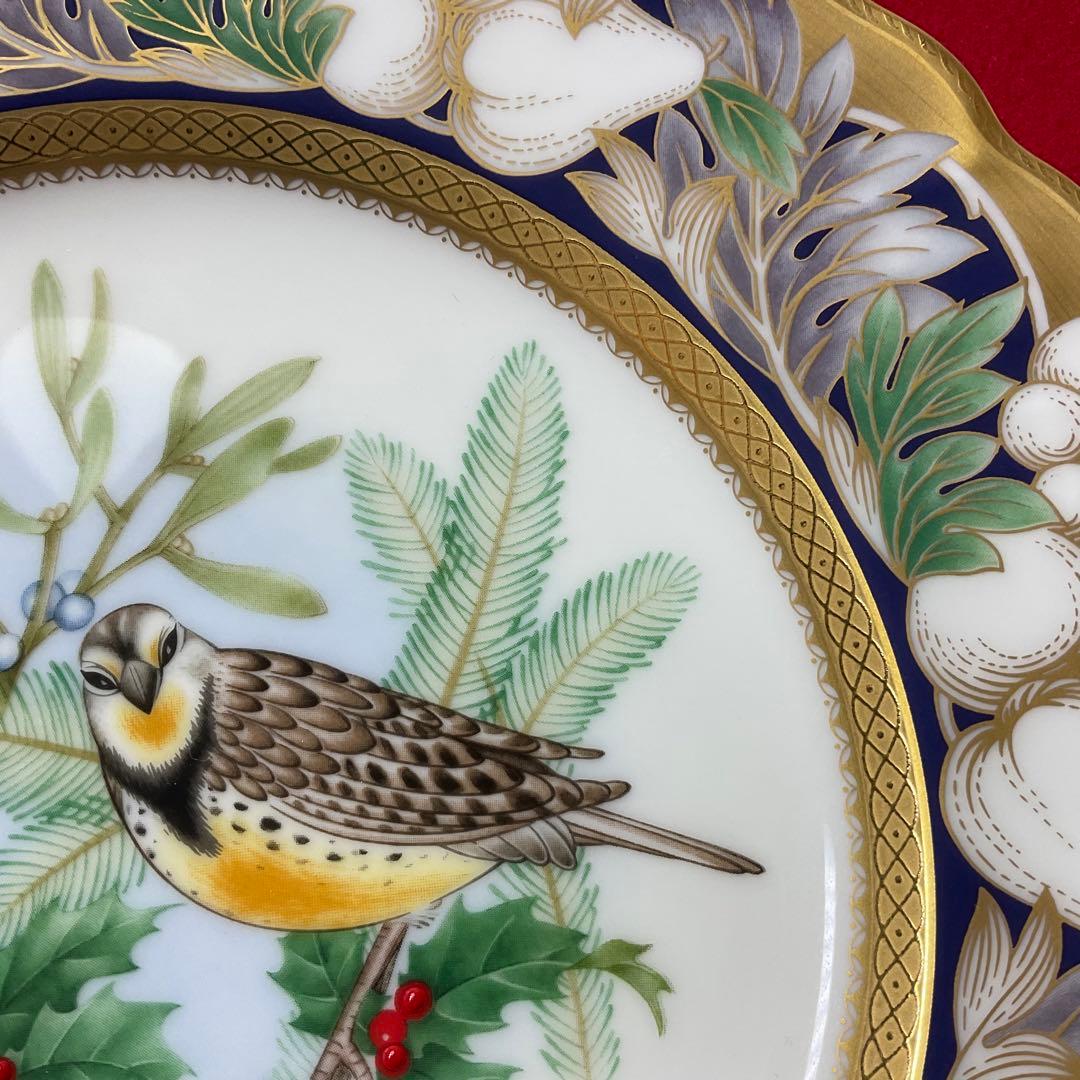 【限定】ノリタケ BIRDS OF AMERICA クリスマスプレート 1999