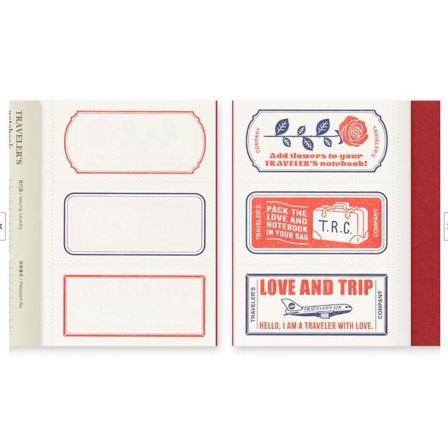 m*k様 トラベラーズノート LOVE AND TRIP パスポートサイズ
