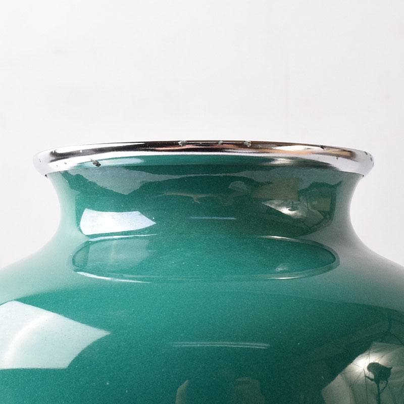 七宝焼　諸官庁御用達　野口製作所　花文　花瓶　共箱　M　R8356