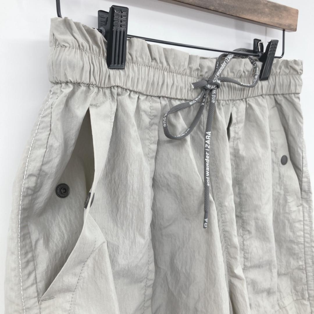 and wander | ZARA ベージュ ワイドパンツ XS