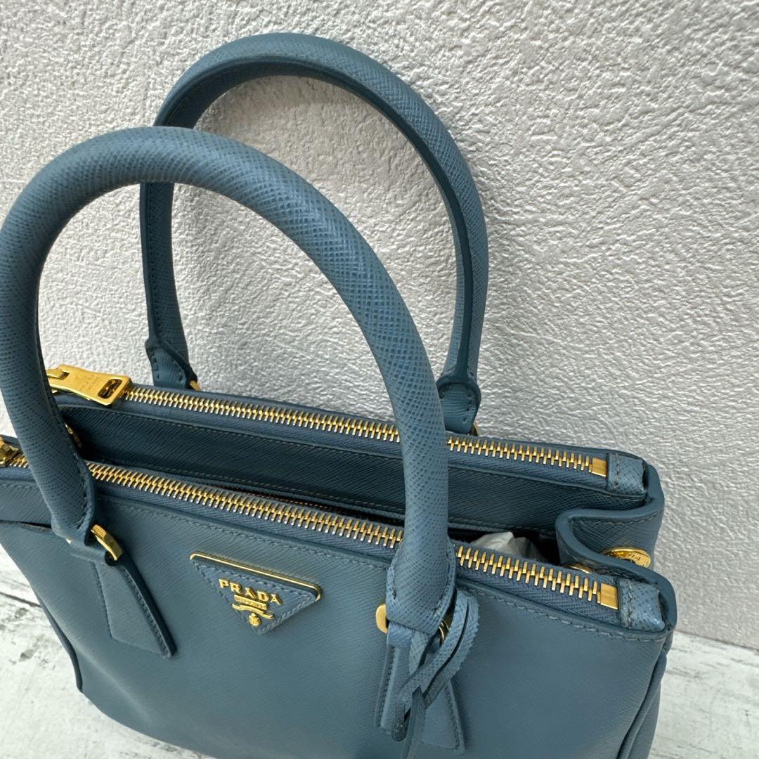 PRADA ガレリア　サフィアーノ　バッグ　レザー　ハンドバッグ