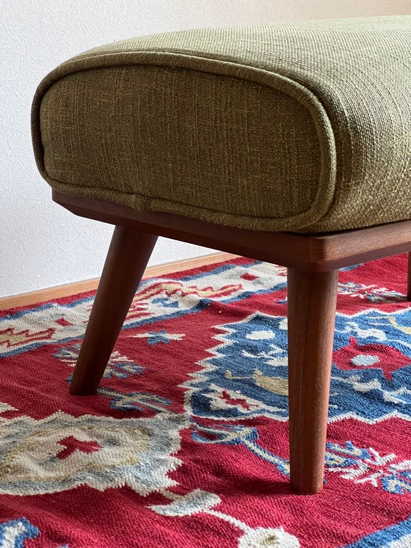 unico ROY オットマン オリーブグリーン