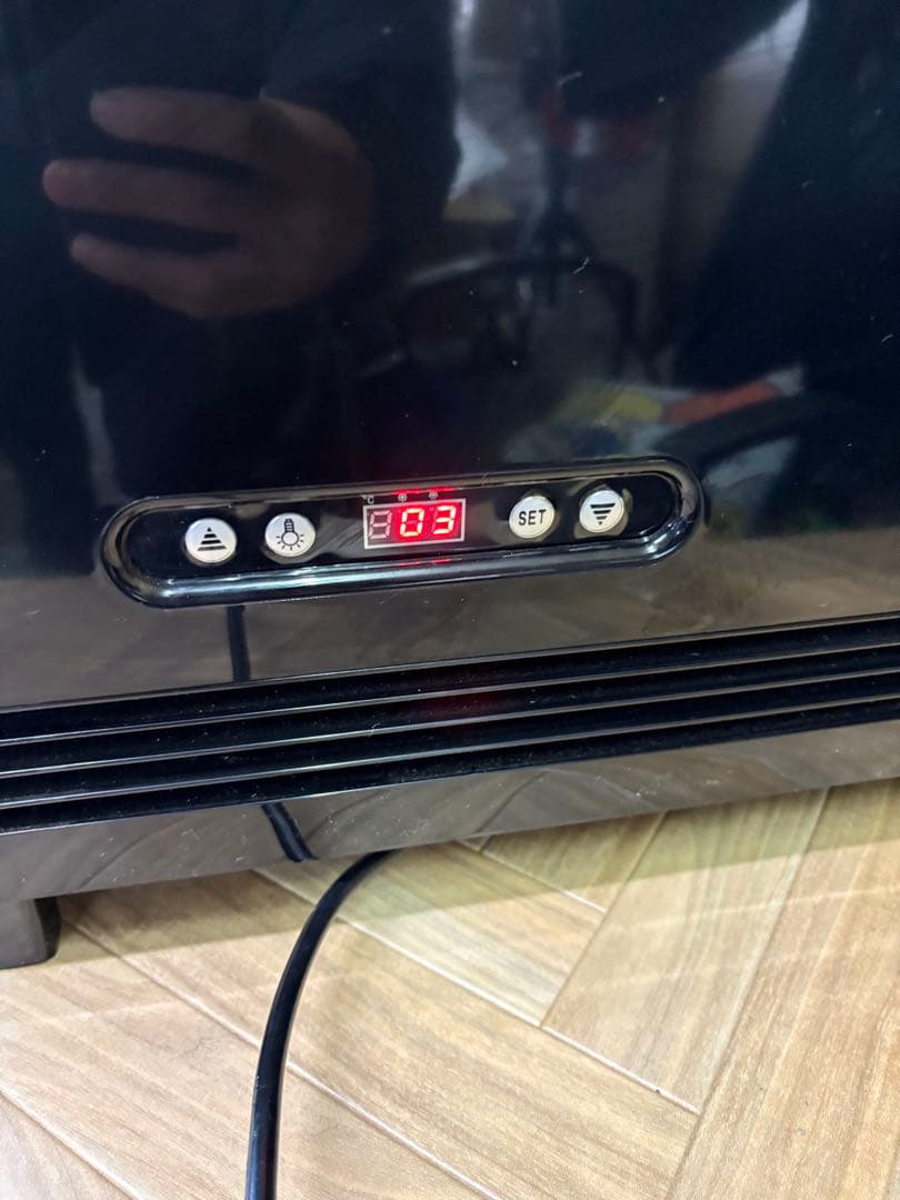 レマコム　4面ガラス冷蔵ショーケース R4G-63SLB 鍵欠