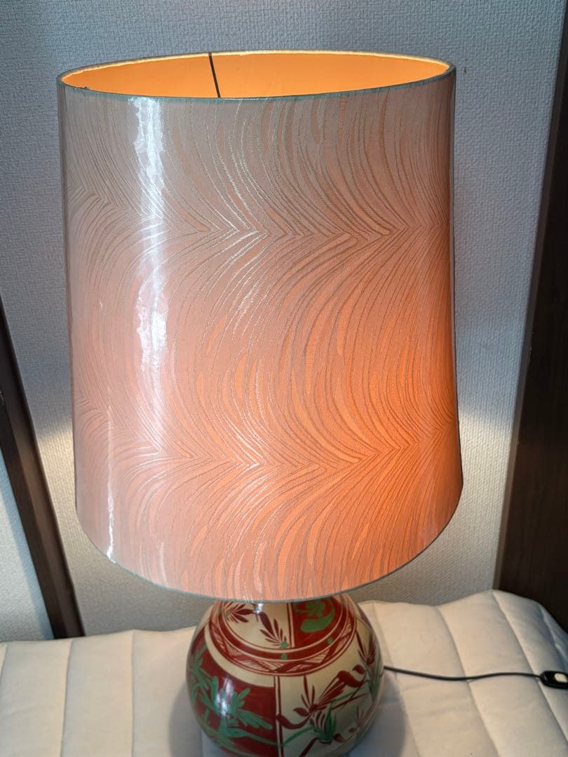 沖縄 琉球 胡差焼 陶器製 スタンドライト　スタンドランプ　高さ90cm