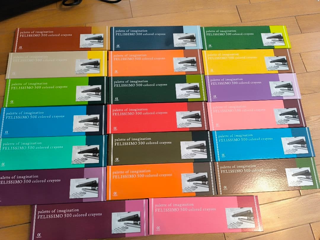 フェリシモ クレヨン 500色セット 新品