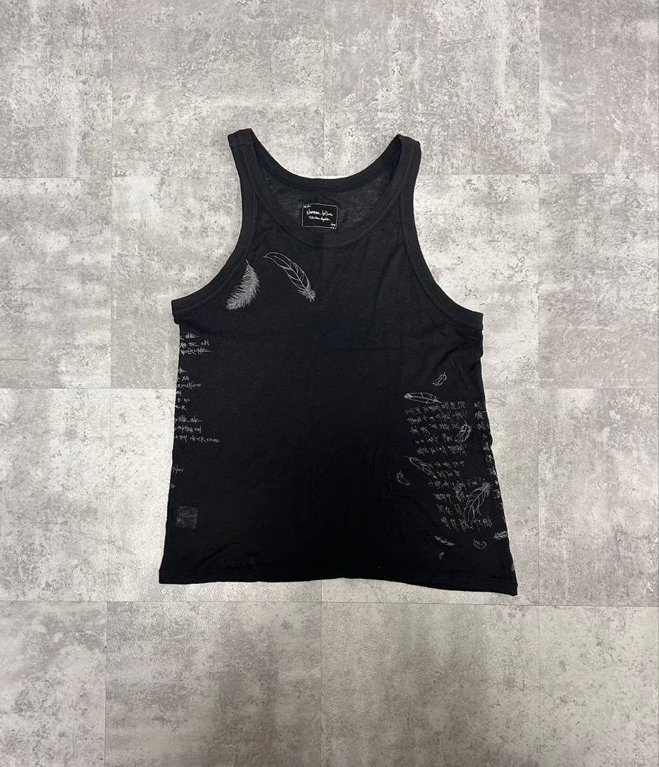 ナンバーナイン　SS08 シルク混　タンクトップ　Birds期　3