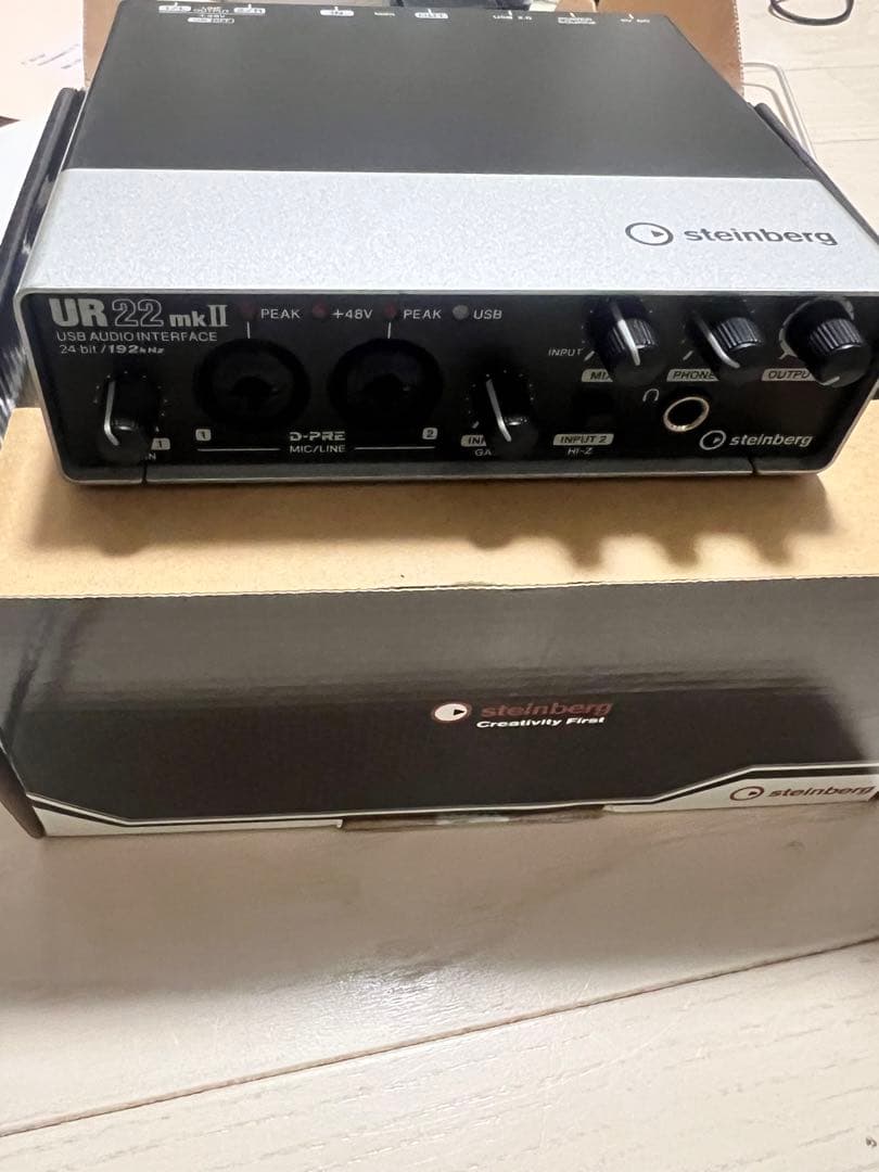 スタインバーグUR22mkⅡオーディオインターフェース