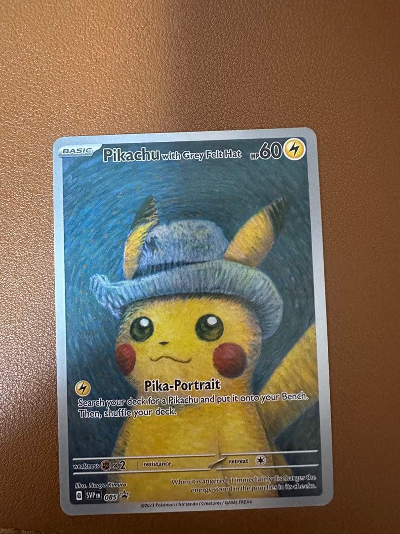 ポケモンカードゲーム Pikachu with Gray Felt Hat #60