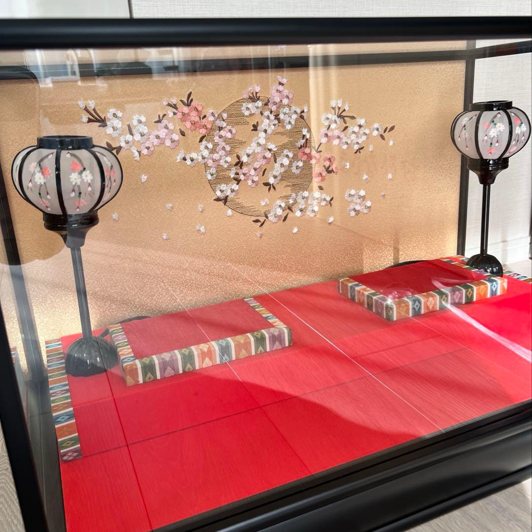 雛人形ケース　ガラスケース　人形ケースガラス　ケースのみ