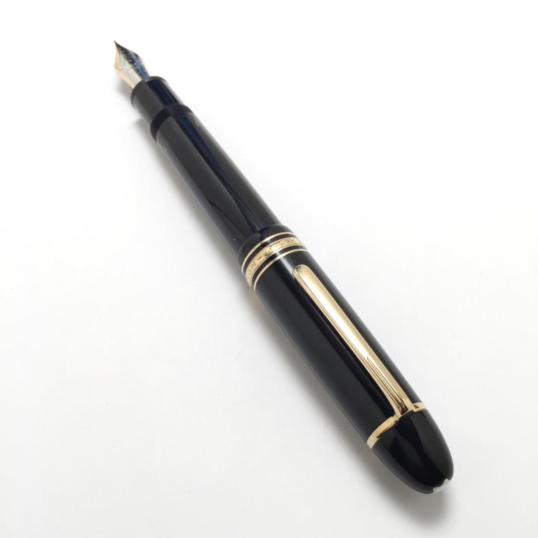 きれい 80年代 モンブラン 万年筆 149 14K 中白 エボナイト