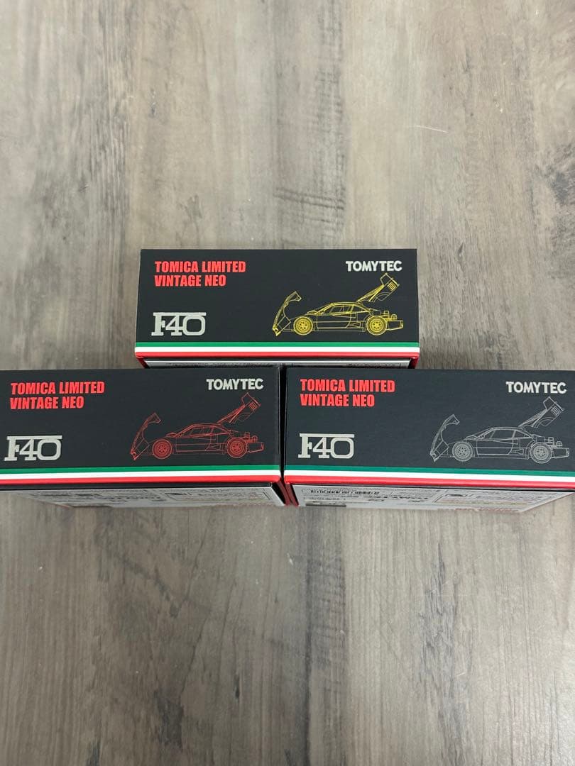 TOMICA LIMITED VINTAGE NEO F40 3個セット
