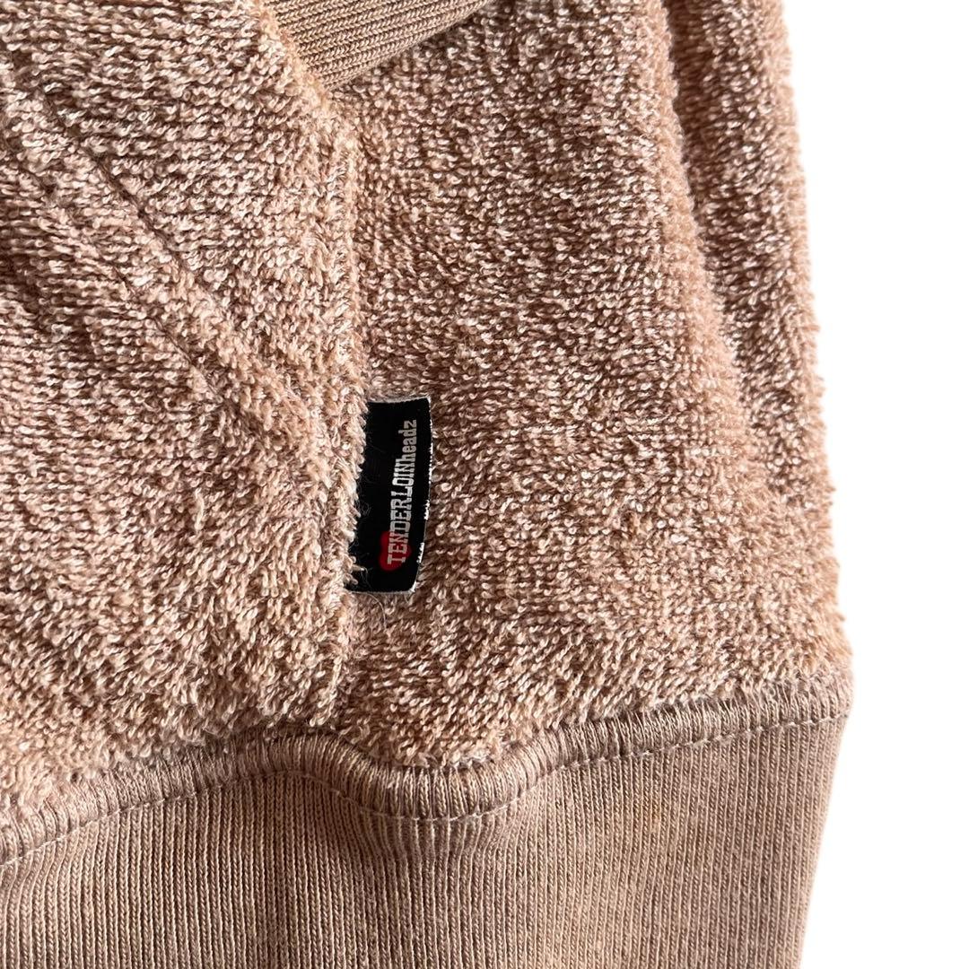 熊さん商品TENDERLOIN 初期 パイル ボーダー ジップパーカー