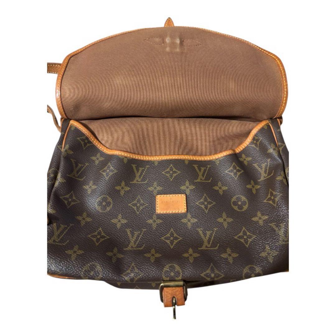 ルイ・ヴィトン モノグラム ソミュール30 ショルダーバッグ フランス製