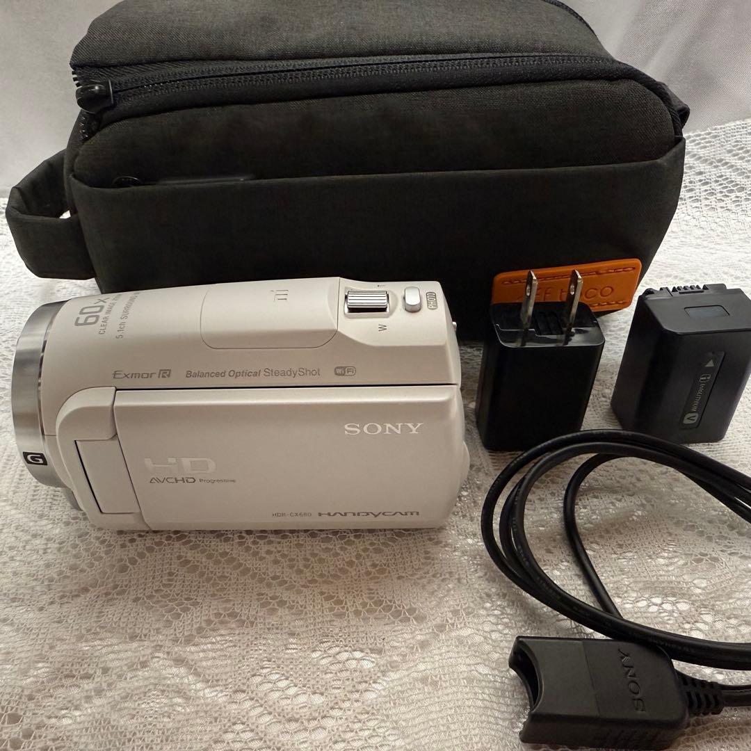 SONY HDR-CX680 ビデオカメラ 箱付