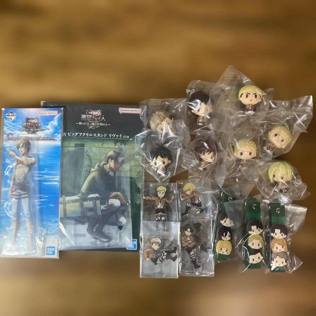 進撃の巨人1番くじＡ賞Ｂ賞Ｃ賞Ｄ賞ラストワン賞セット　おまけ付き