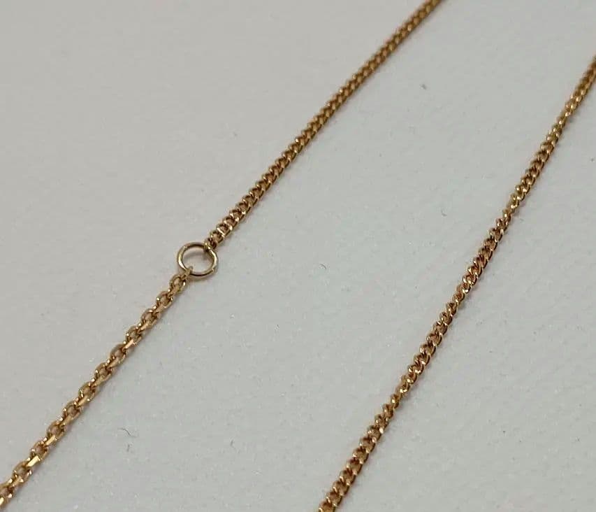 アンクレット K18 2.3g 18金 ゴールド リング チェーン 検査済み