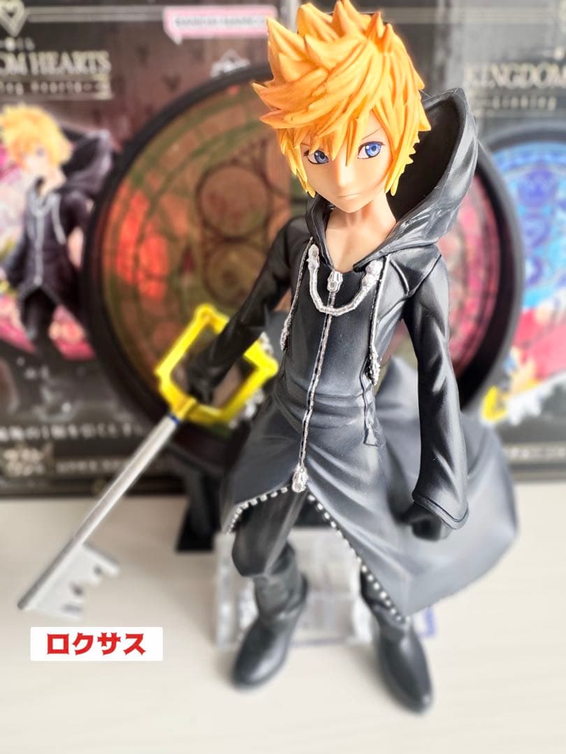 KINGDOMHEARTS 1番くじ　ロクサス　ソラ　スタチュー　フィギュア
