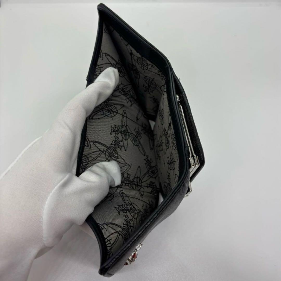 Vivienne Westwood ディアマンテ ハート がま口 3つ折り