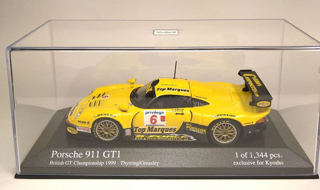 ★希少【ミニチャンプス】1/43 ポルシェ 911 GT1 1999