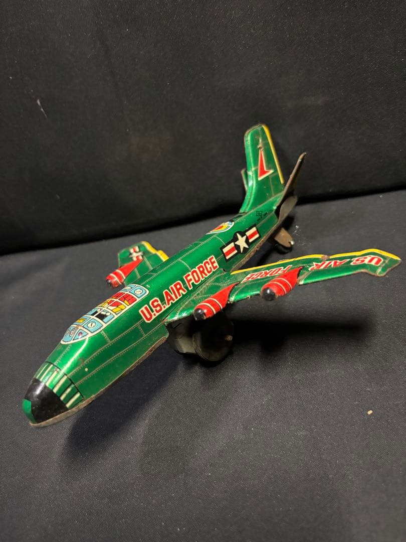 絶版 ブリキ エアフォース US 昭和レトロ アンティーク インテリア おもちゃ