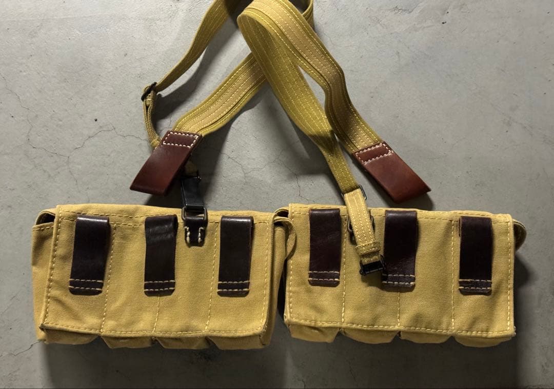 最終値下げ 絶版超貴重 日本軍陸軍 中田商店 八九式重擲弾筒 弾嚢 N-382