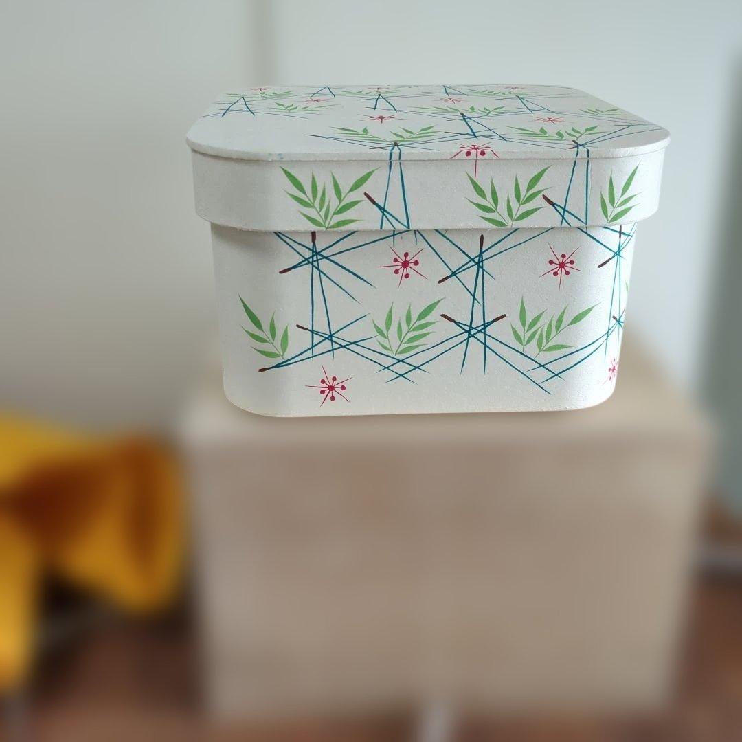 猗々斎好 蓬莱 茶箱　茶道具　木製　木箱　お点前　松葉　美品