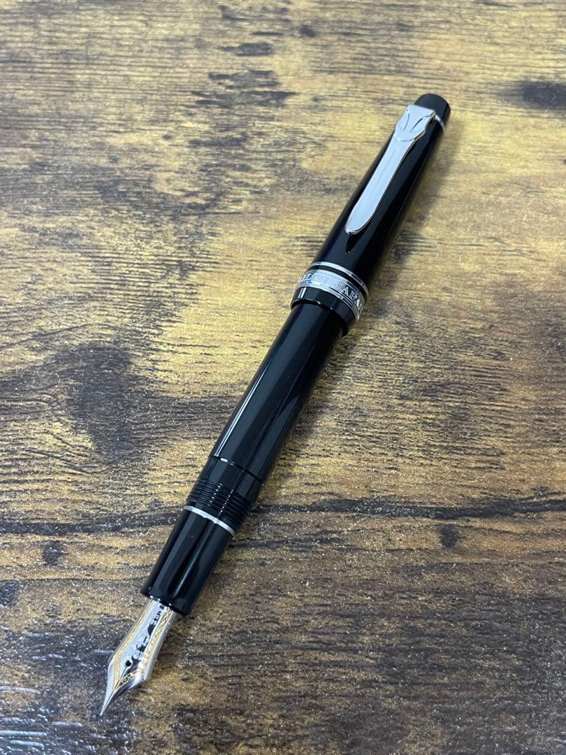 試筆のみ　バイカラー　旧ニブ　シグマ　Σ プロギアスリム　セーラー　万年筆　F