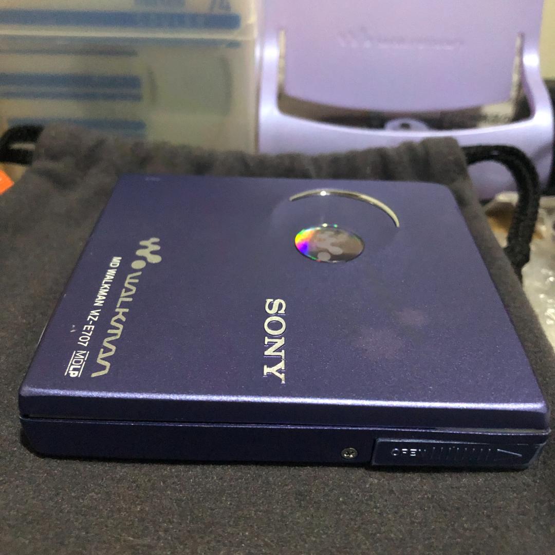 SONY MZ-E707 ポータブルMDプレーヤー MDLP対応 動作確認済