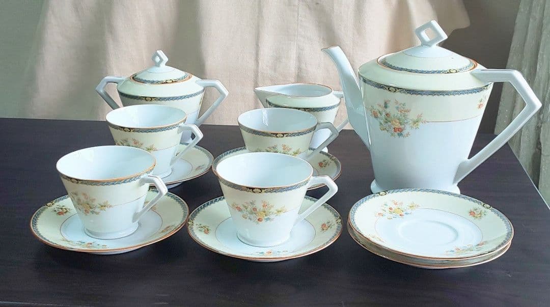 オールドノリタケ カップ&ソーサー 4客(1935年製)ティーセット