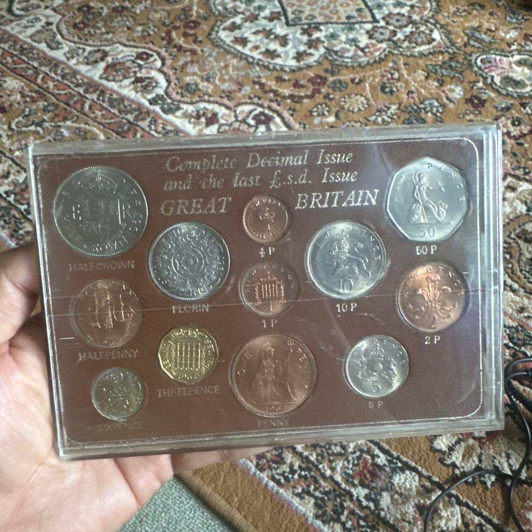 Great britain イギリス 完全な十進法セット